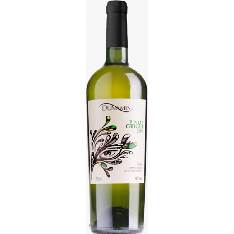 Garrafa de Vinho Branco Fino Seco Pinot Grigio Reserva Dunamis