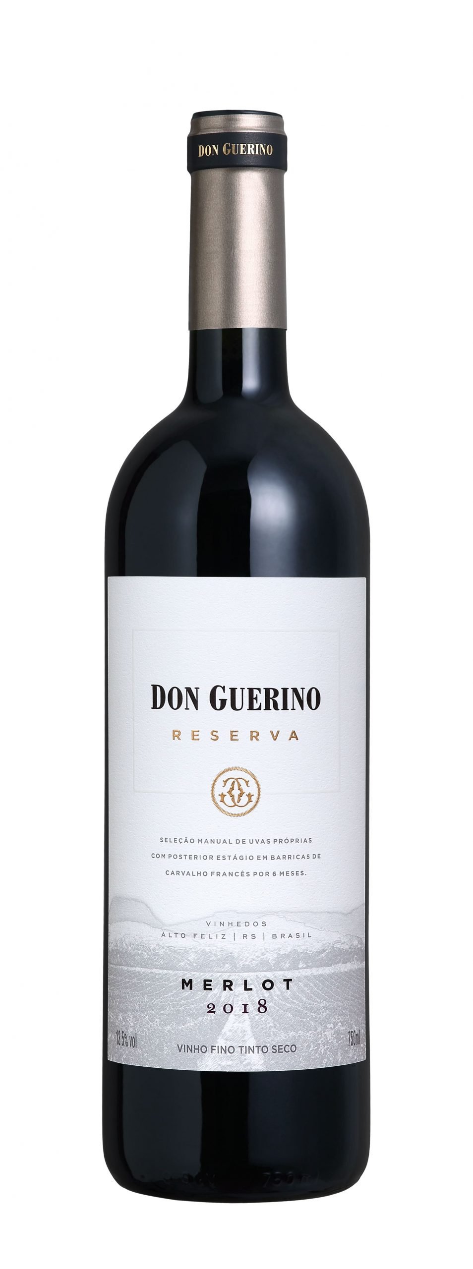 gARRAFA DE Vinho Tinto Fino Seco Merlot Reserva Don Guerino