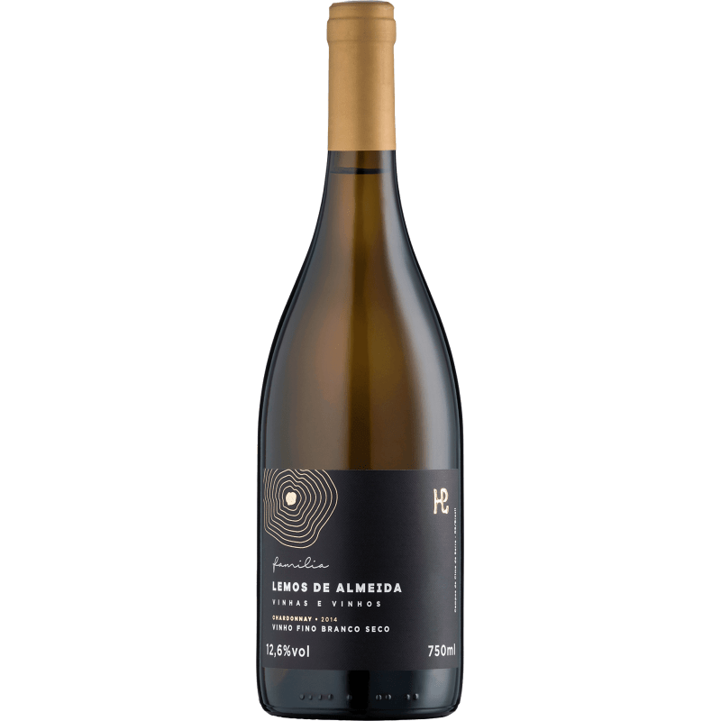 Garrafa de Vinho Branco Fino Seco Chardonnay Família Lemos de Almeida