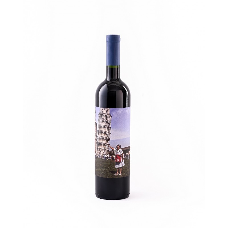 Garrafa de Vinho Tinto Fino Seco Merlot Souvenir Venice Wine