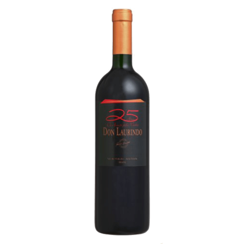 Garrafa de Vinho Tinto Fino Seco Comemorativo 25 Anos Don Laurindo