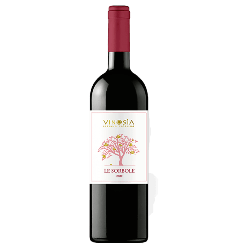 Garrafa de Vinho Tinto Fino Seco Le Sorbole Rosso Vinosia IGT Itália