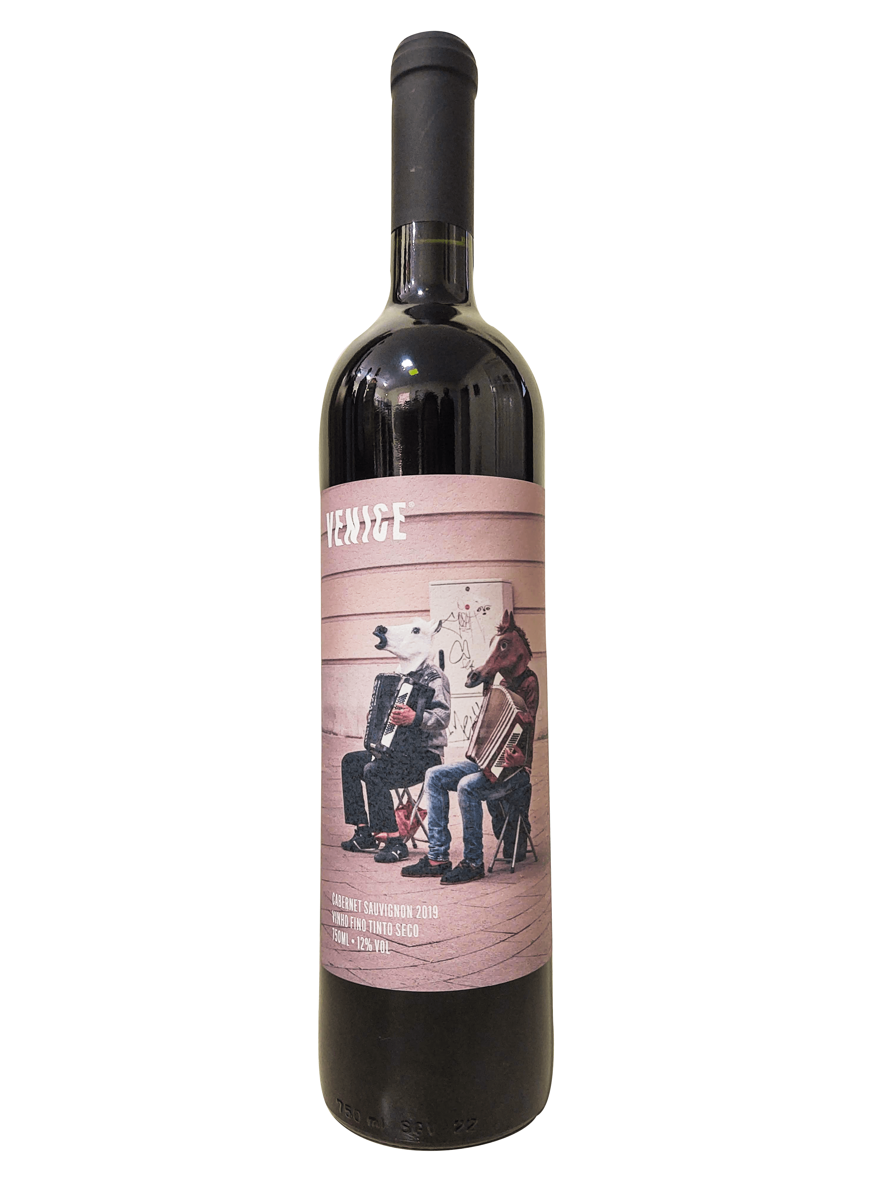 Garrafa de Vinho Tinto Fino Seco Cabernet Sauvignon Nonsense-Venice Wine