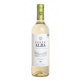 Garrafa de Vinho Branco Fino Seco Sauvignon Blanc WS Santa Alba