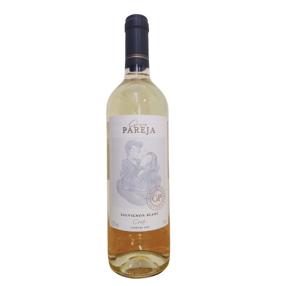 Garrafa de Vinho Branco Fino Seco Sauvignon Blanc Reserva Gran Pareja