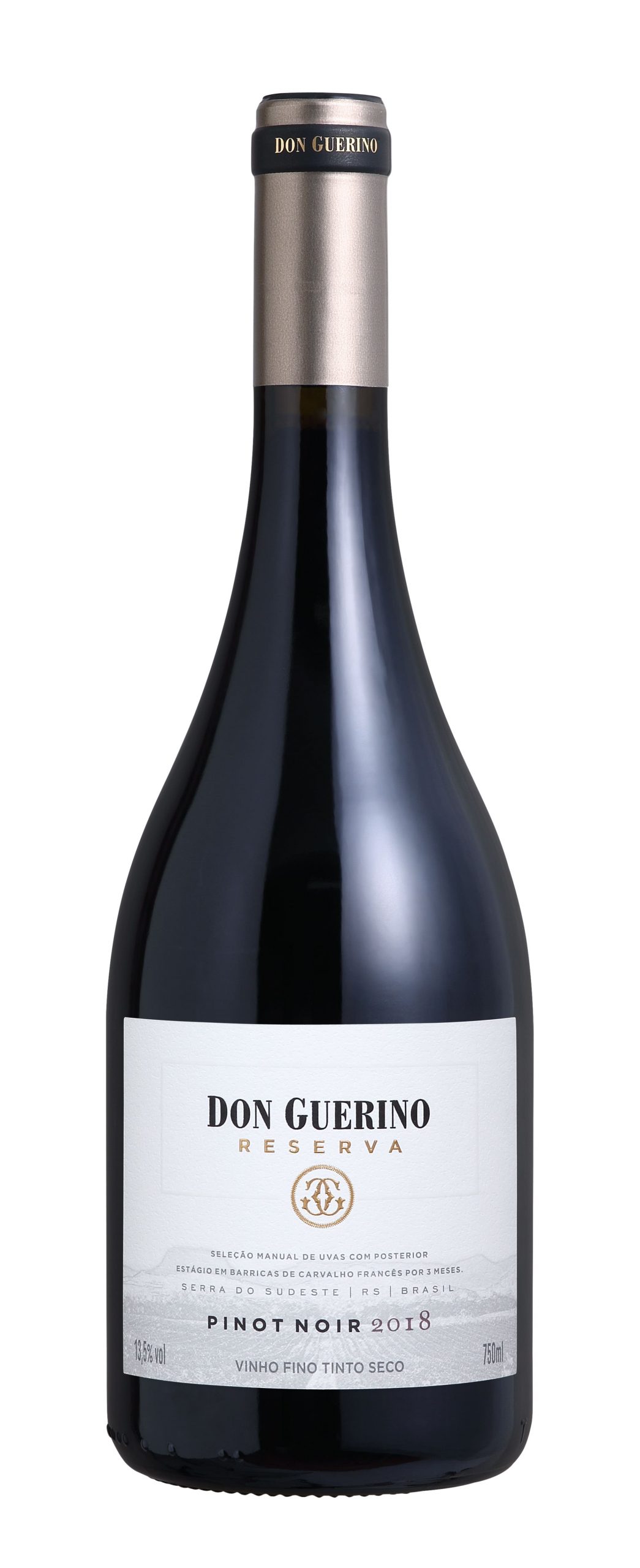 Garrafa de Vinho Tinto Fino Seco Pinot Noir Reserva Don Guerino