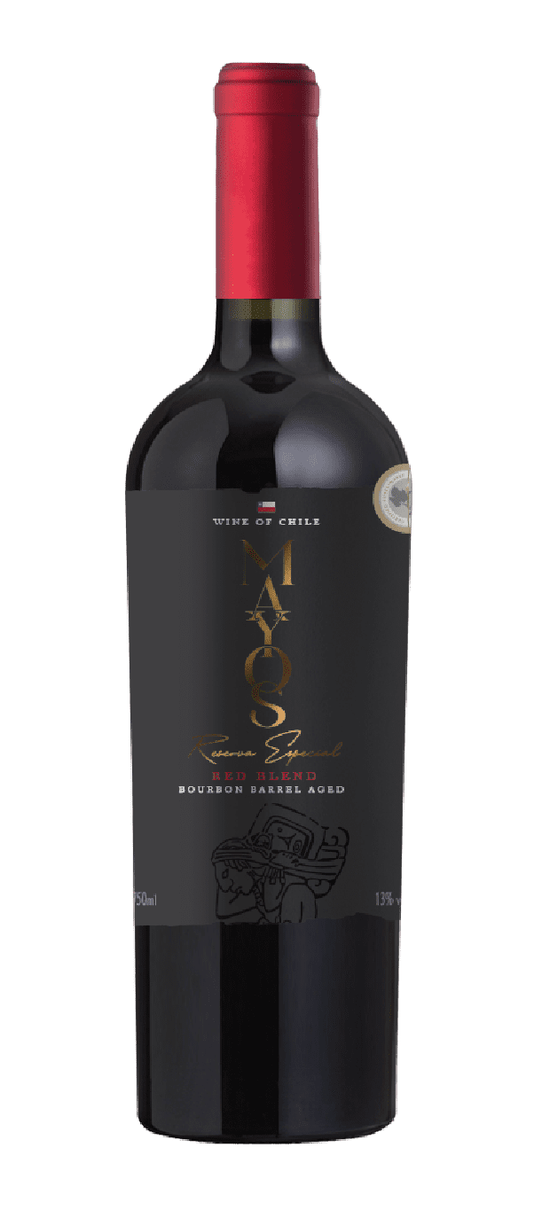 Garrafa de Vinho Tinto Fino Seco Red Blend Reserva Especial Mayos